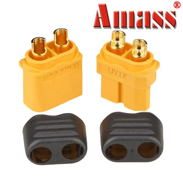 5 Pair Amass XT60+ Plug Connector With Sheath Housing Male & Female