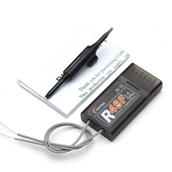 CORONA CR4SF S-FHSS 2.4GHz 4CH S.BUS Receiver Compatible Fuataba Transmitter CORONA CR4SF S-FHSS 2.4GHz 4CH S.BUS Receiver Compatible Fuataba Transmitter