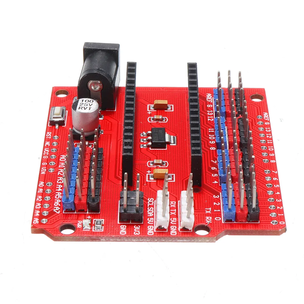Funduino Nano Expansion Board + ATmega328P Nano V3 Improved Version