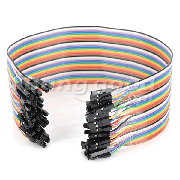 120pcs 30cm Female To Female Breadboard Wires Jumper Cable Dupont Wire 120pcs 30cm Female To Female Breadboard Wires Jumper Cable Dupont Wire