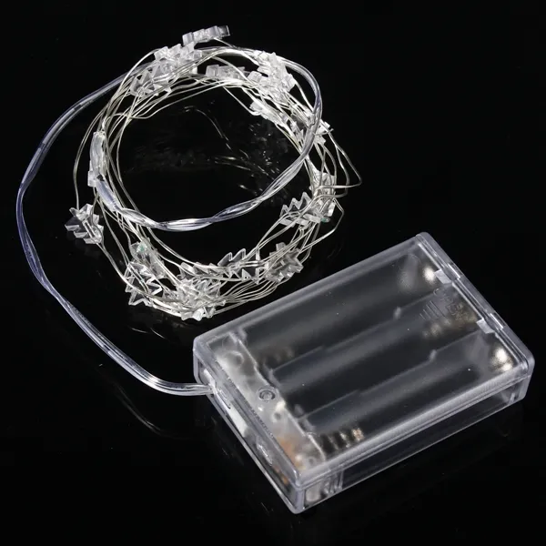 2M 20 LED Battery Powered Christmas Tree String Fairy Light For Xmas Party Weddinng Decor