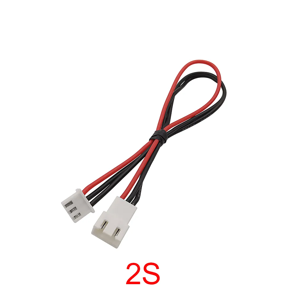 Lipo Battery Charger Silicone Wire Balance Extension 300mm Cable 2S 3Pin 3S 4Pin 4S 5Pin 6S 7Pin 7S 8Pin 8S 9Pin 2.54XH 30cm