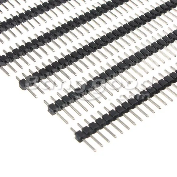 50 Pcs 40 Pin 2.54mm Single Row Male Pin Header Strip For Prototype Shield DIY 50 Pcs 40 Pin 2.54mm Single Row Male Pin Header Strip For Prototype Shield DIY