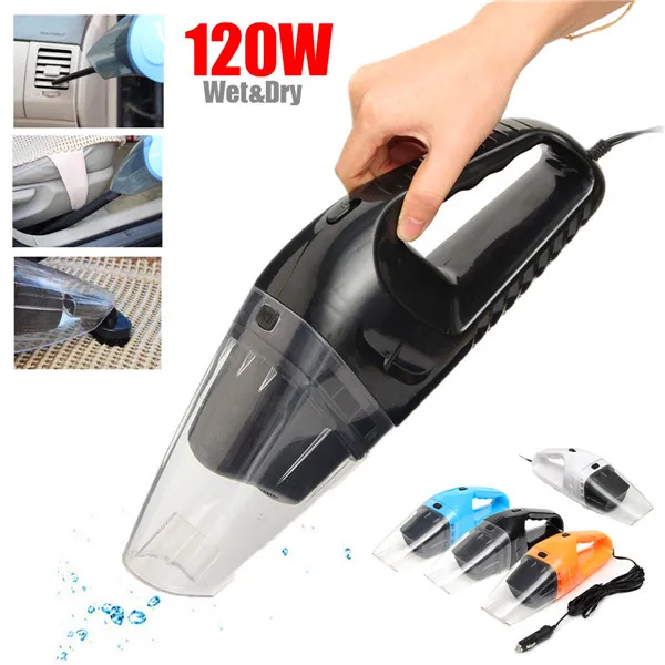 Portable Super 12V 120W Vehicle Car Handheld Vacuum Dirt Cleaner Wet&Dry