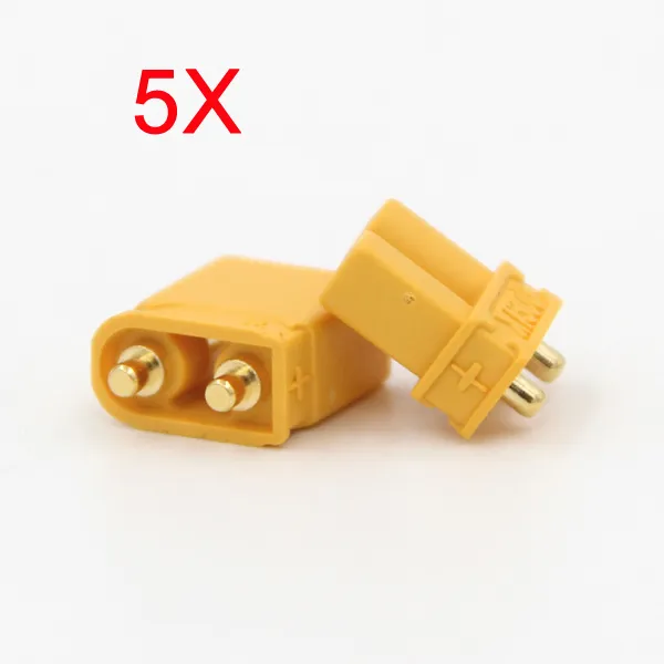 5X Amass XT30UPB XT30 UPB Plug 2mm Male Female Bullet Connectors Plugs For RC Drone Airplane Battery 5X Amass XT30UPB XT30 UPB Plug 2mm Male Female Bullet Connectors Plugs For RC Drone Airplane Battery