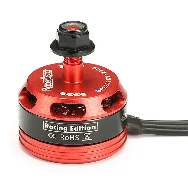 Racerstar Racing Edition 2205 BR2205 2300KV 2-4S Motore Brushless Rosso per Droni RC FPV Racing 220 250