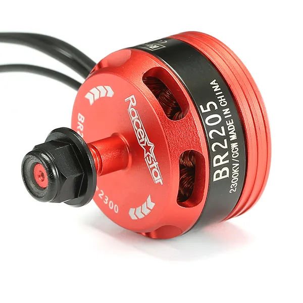 Racerstar Racing Edition 2205 BR2205 2300KV 2-4S Motore Brushless Rosso per Droni RC FPV Racing 220 250