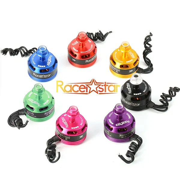 Racerstar Racing Edition 2205 BR2205 2300KV 2-4S Motore Brushless Rosso per Droni RC FPV Racing 220 250