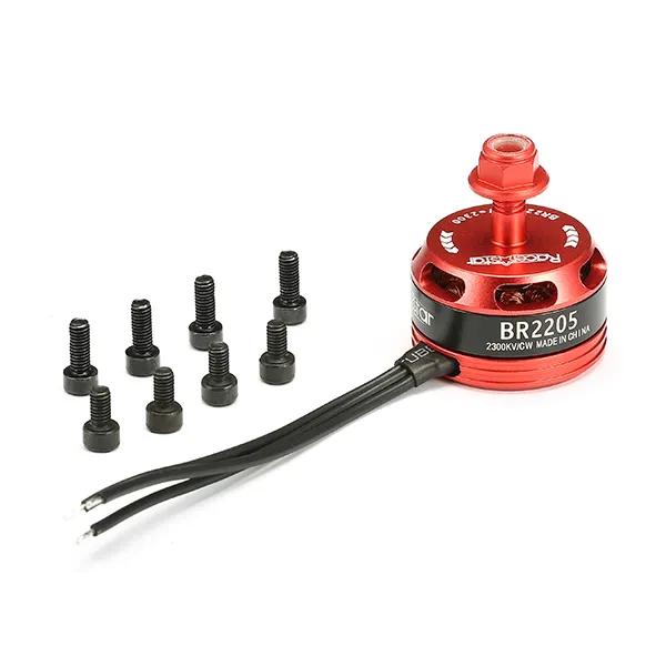 Racerstar Racing Edition 2205 BR2205 2300KV 2-4S Motore Brushless Rosso per Droni RC FPV Racing 220 250