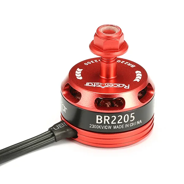 Racerstar Racing Edition 2205 BR2205 2300KV 2-4S Motore Brushless Rosso per Droni RC FPV Racing 220 250