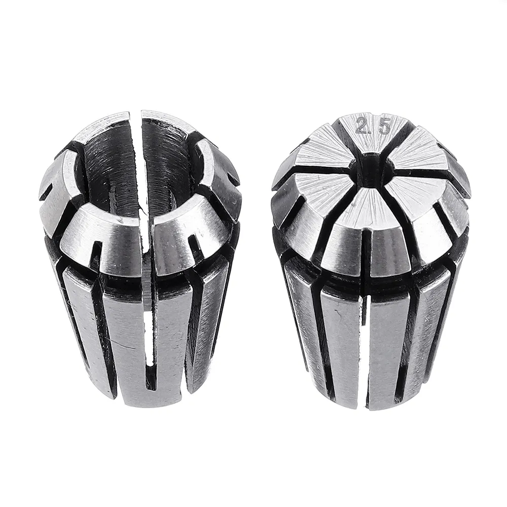 Machifit 15pcs ER11 1mm to 7mm Spring Collet Set Collet Chuck for CNC Milling Lathe Tools