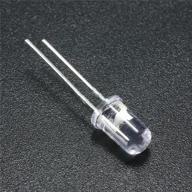 120pcs 5mm White Red Blue Green Yellow Purple LED Light Bulb Emitting Diode Lamp
