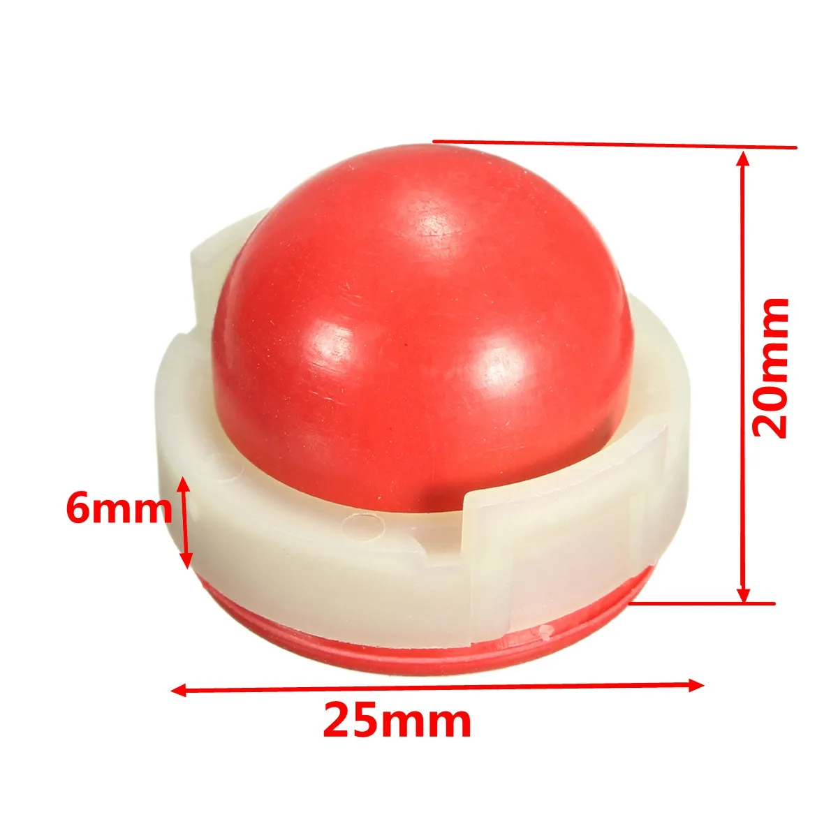 Red Carburetor Oil Bulb Cup For Briggs And Stratton 694394 494408 Red Carburetor Oil Bulb Cup For Briggs And Stratton 694394 494408