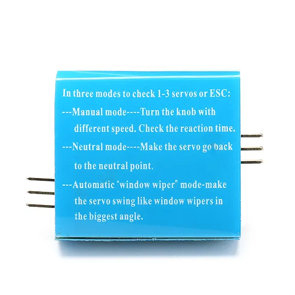 Servo Tester Third Gear Switch With Indicator Light 4.2V To 6.0v for RC Airplane