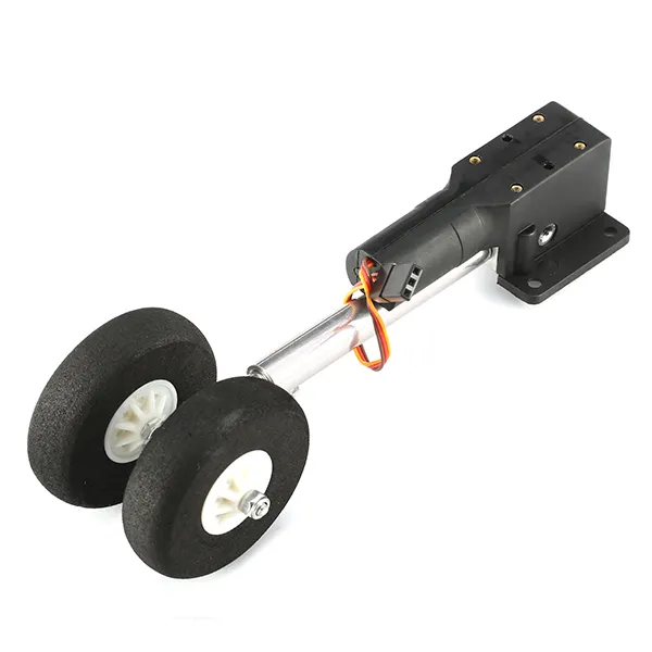 Two Wheeled Shocking Proof Retract Landing Gear Set For 2KG RC Airplane
