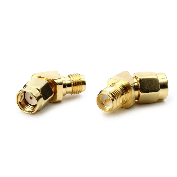 Realacc 45 Grad Antennenadapter Stecker SMA RP-SMA Für RX5808 Fatshark Goggles RC Drone