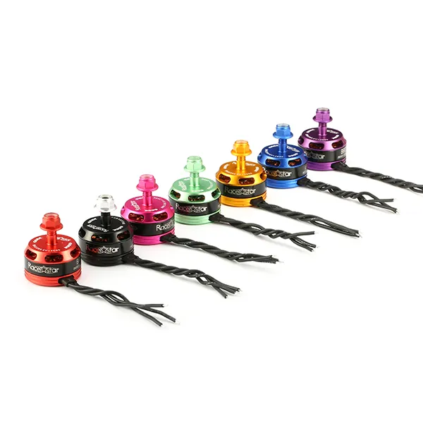 Moteur brushless Racerstar Racing Edition 2205 BR2205 2600KV 2-4S violet pour drones RC FPV Racing 220 250 280