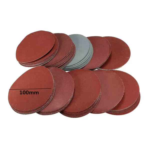 100pcs 4 Inch Sanding Discs 80-3000 Grit Mix Sander Disc Set 100mm Sanding Polishing Pads