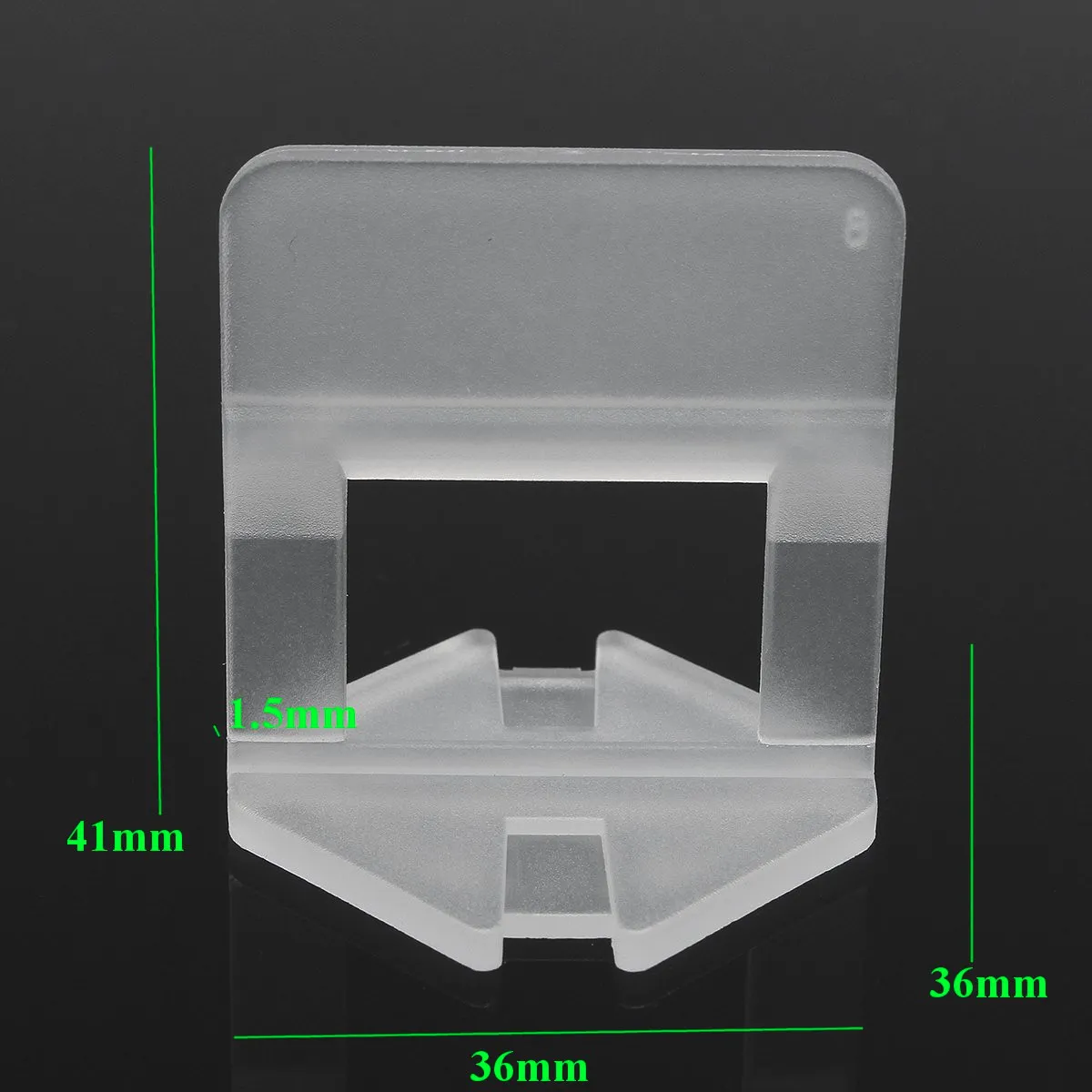 100Pcs 1.5mm White Ceramic Tile Tiling Accessibility Spacer Plastic Clip 100Pcs 1.5mm White Ceramic Tile Tiling Accessibility Spacer Plastic Clip