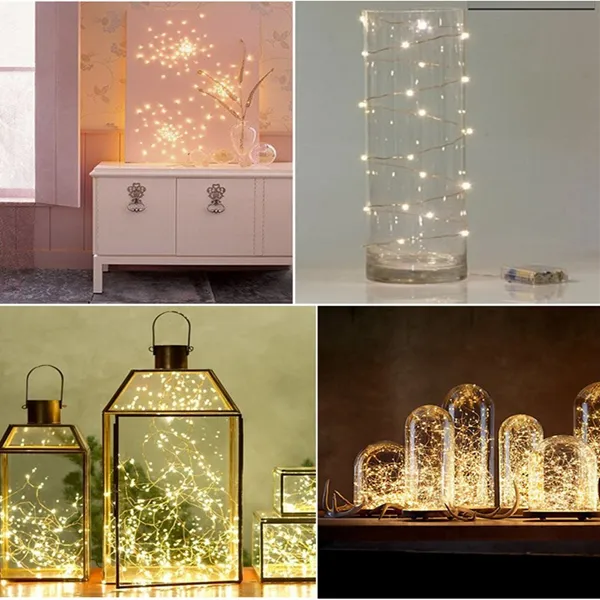 3M Waterproof LED Battery Mini LED Copper Wire Fairy String Light HoliDay Light Party Christmas