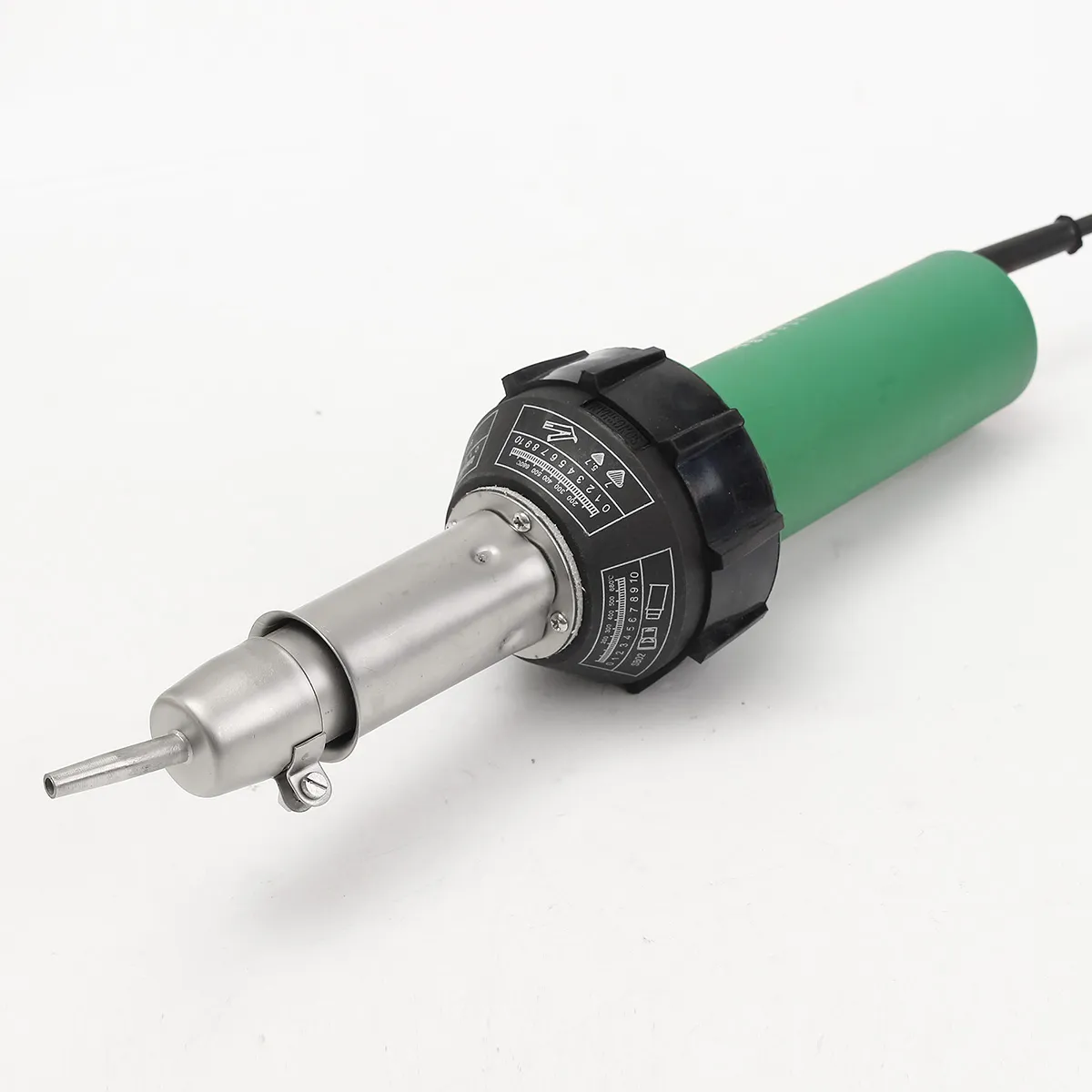 1600W Plastic Welding Hot Air Gun with 2Pcs Speed Welding Nozzle and Extra HE Rod Welding