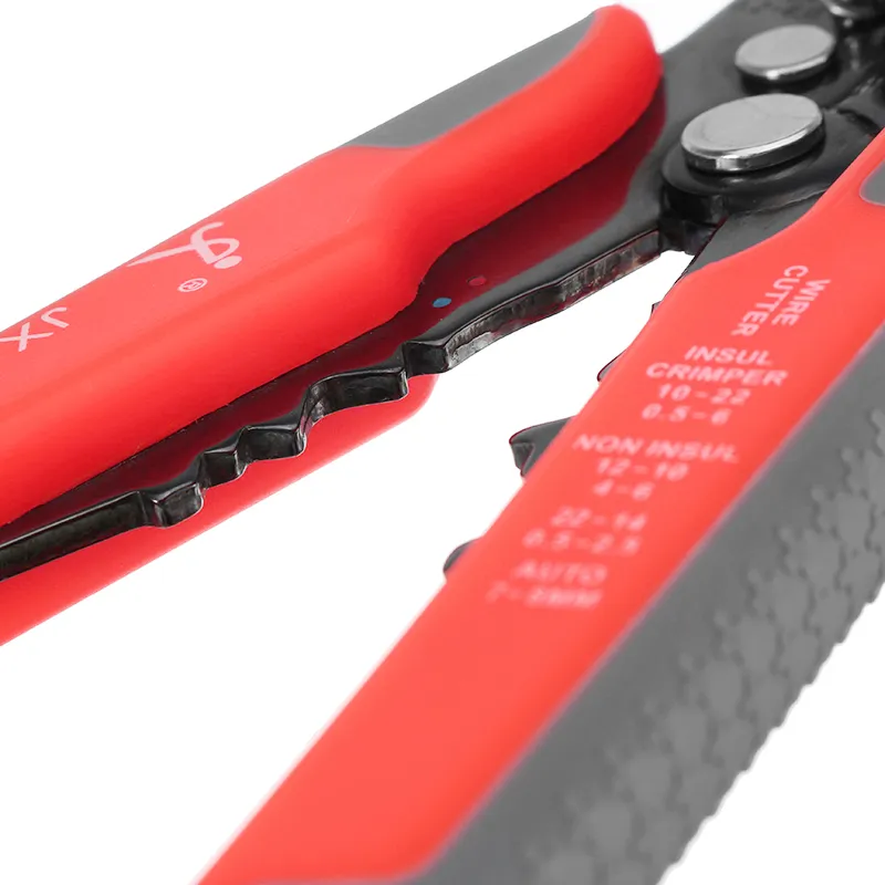 Paron® JX-1301 Multifunctional Wire Strippers Terminals Crimping Tool Pliers Orange