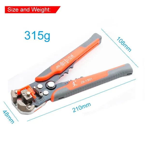 Paron® JX-1301 Multifunctional Wire Strippers Terminals Crimping Tool Pliers Orange Paron® JX-1301 Multifunctional Wire Strippers Terminals Crimping Tool Pliers Orange
