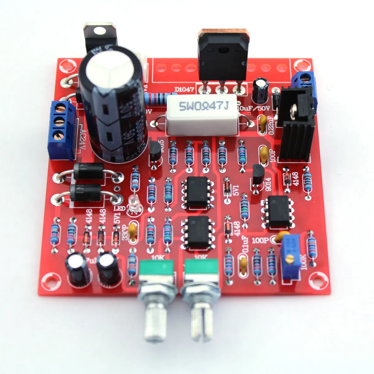 5Pcs Original Hiland 0-30V 2mA - 3A Adjustable DC Regulated Power Supply DIY Kit