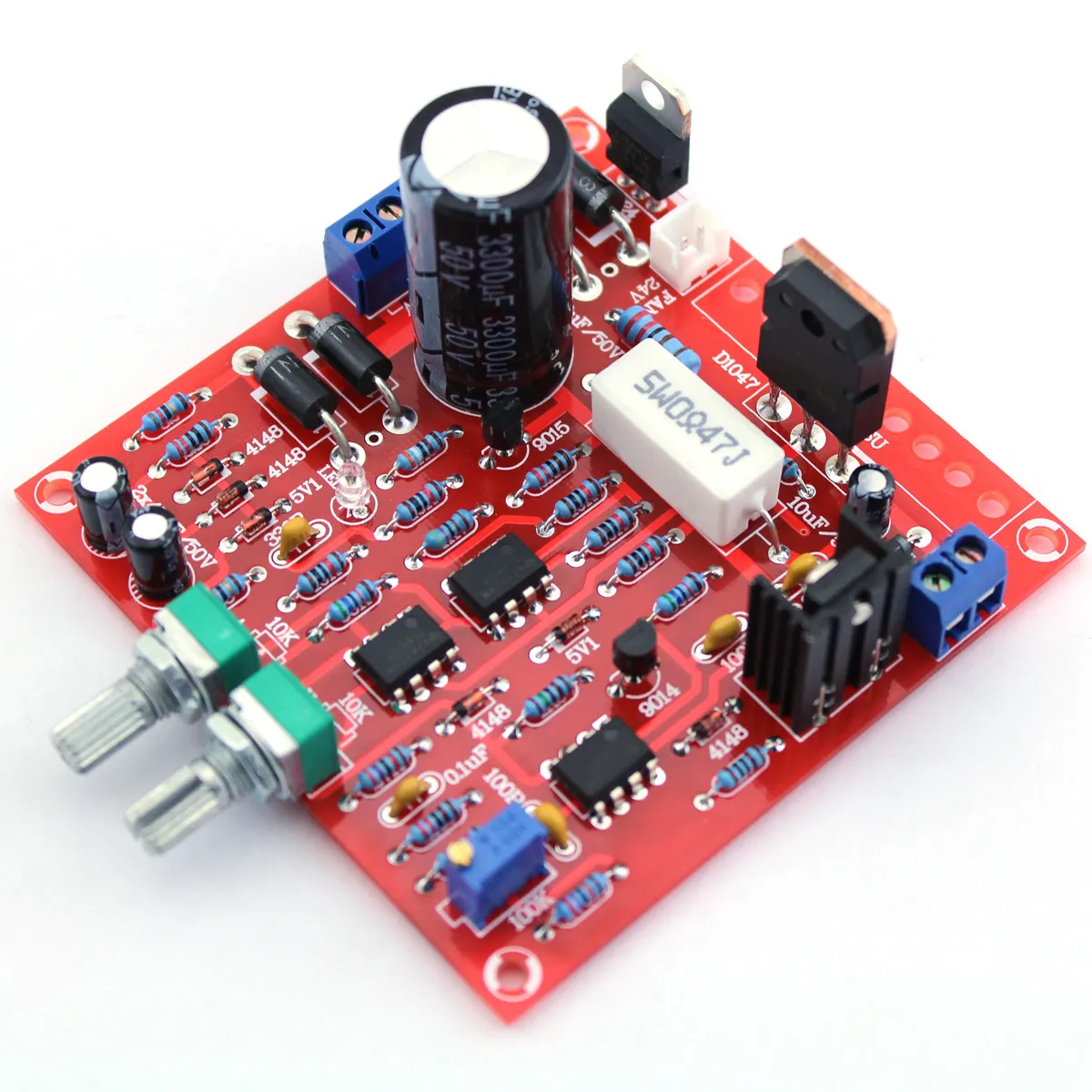 5Pcs Original Hiland 0-30V 2mA - 3A Adjustable DC Regulated Power Supply DIY Kit