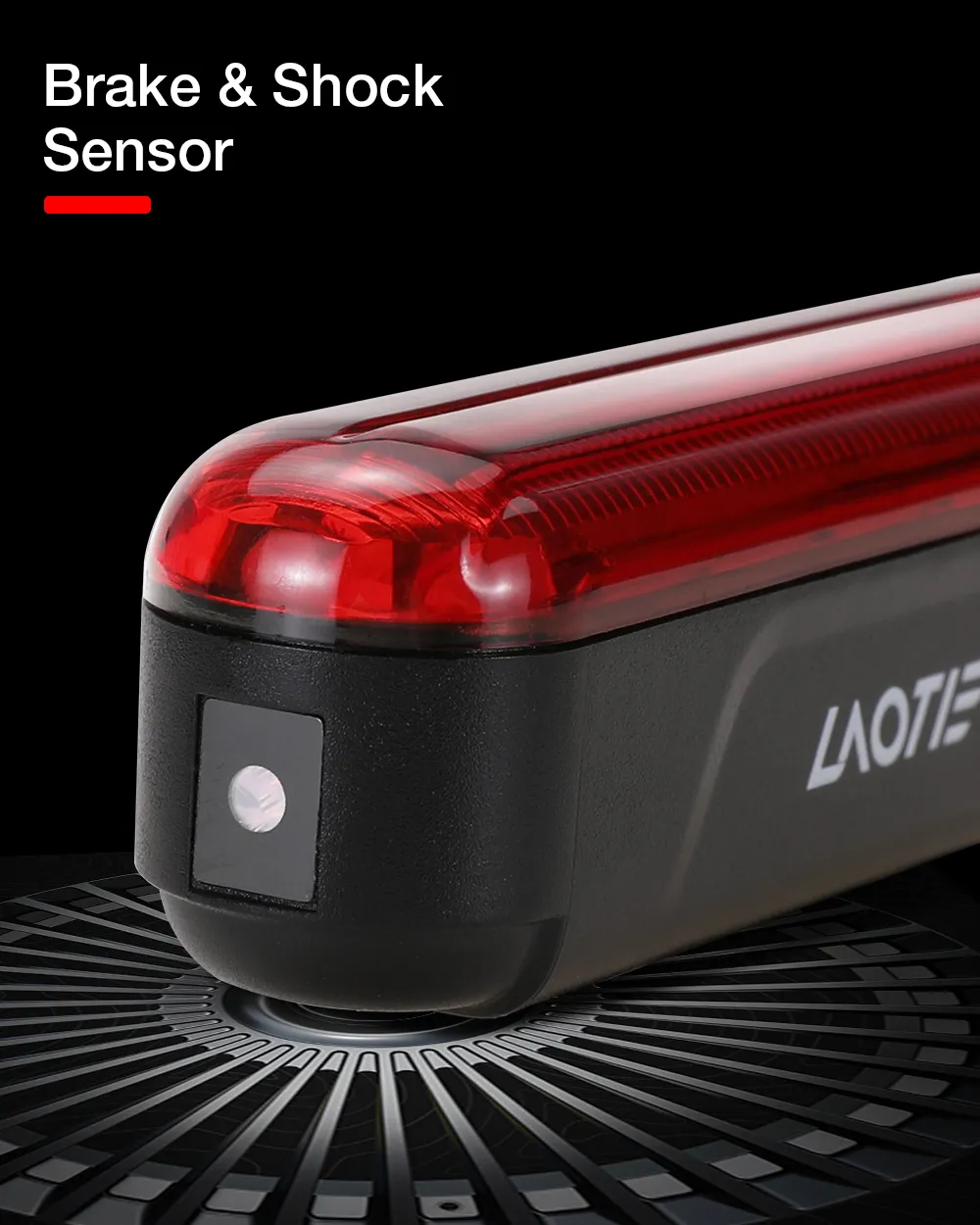 600LM XPG + 2 LED Bicycle German Standard Smart Sensor Warning Light Bike Front Light Headlight