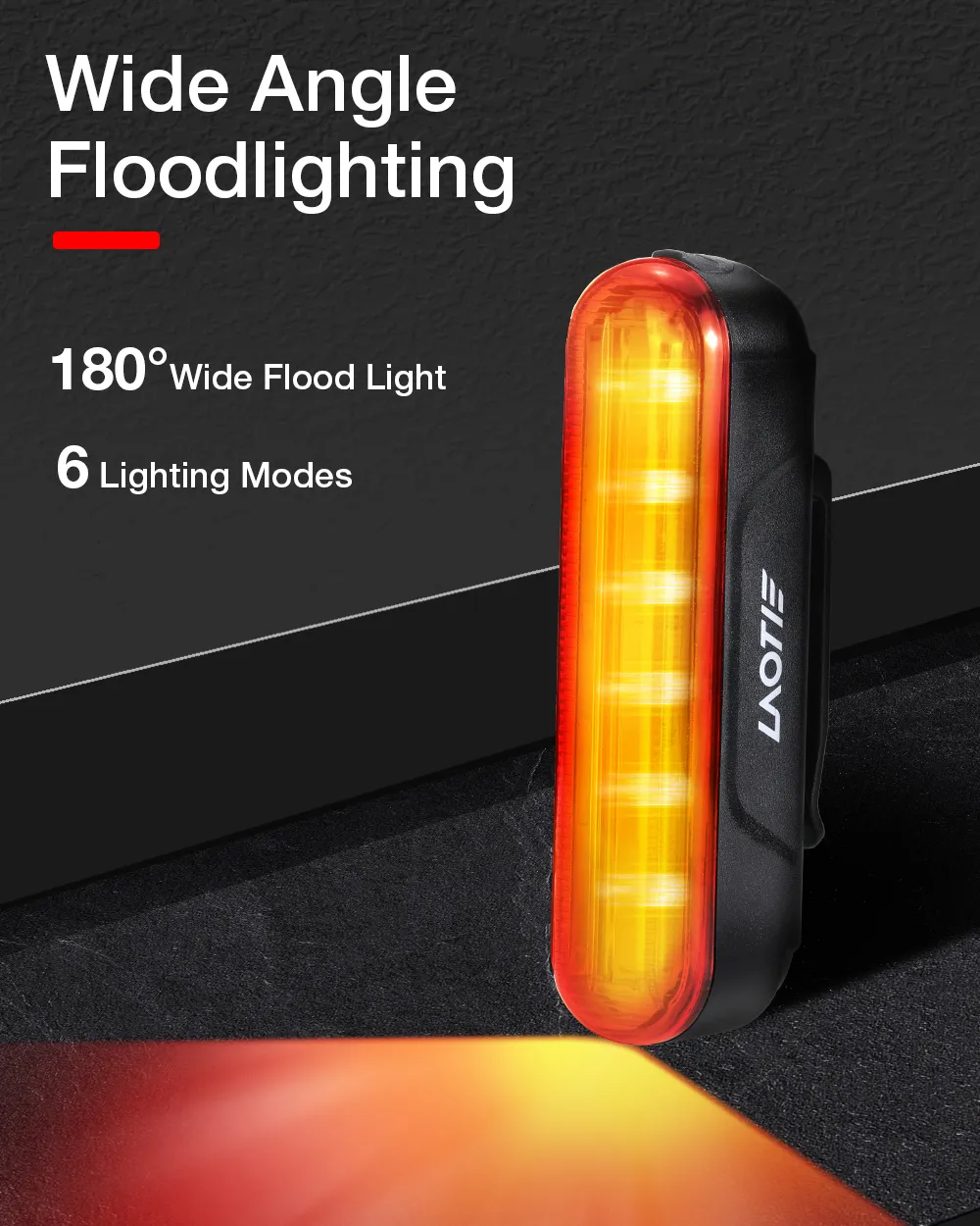 600LM XPG + 2 LED Bicycle German Standard Smart Sensor Warning Light Bike Front Light Headlight