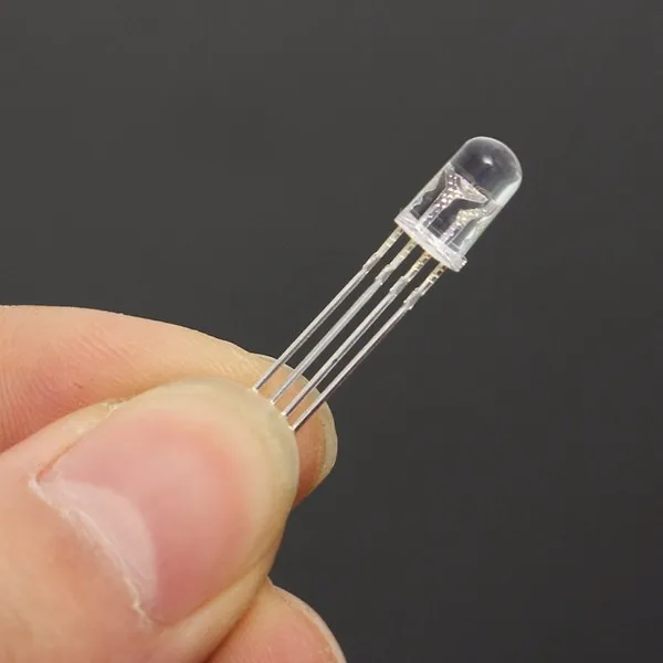 250 Stück LED RGB Gemeinsame Kathode 4-Pin F5 5MM Diode