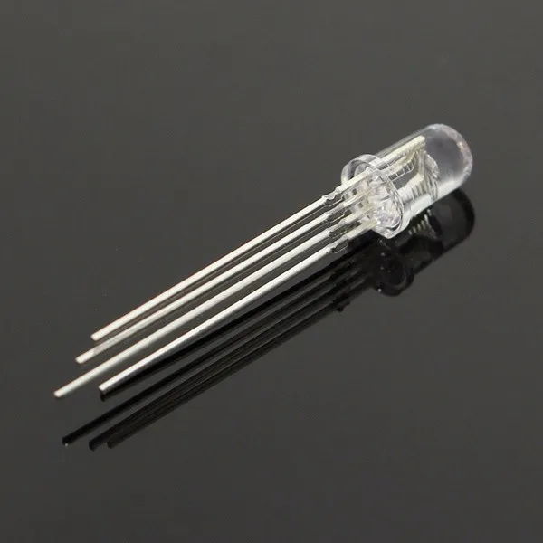 250 Stück LED RGB Gemeinsame Kathode 4-Pin F5 5MM Diode