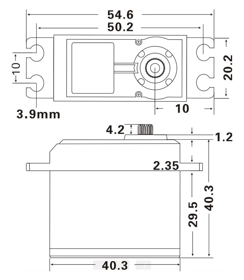 JX DC6015 14.32KG DC Metal Gear High Torque Standard Angle Digital Servo For RC Model Transmitter Radio