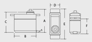 HBX 12891 1/12 5-wire Steel Ring Servo Plastic Gear 12030 RC Car Part HBX 12891 1/12 5-wire Steel Ring Servo Plastic Gear 12030 RC Car Part