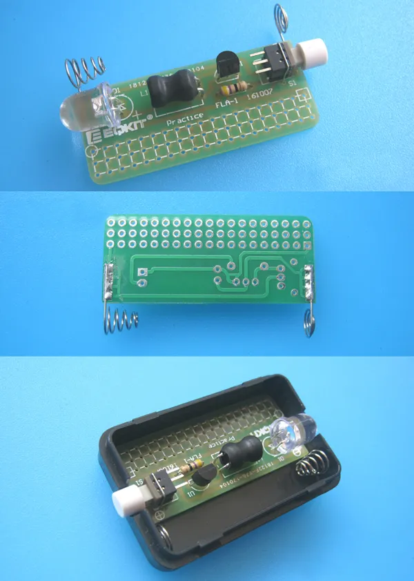 EQKIT® DIY FLA-1 Simple Flashlight Circuit Board Electronic Kit