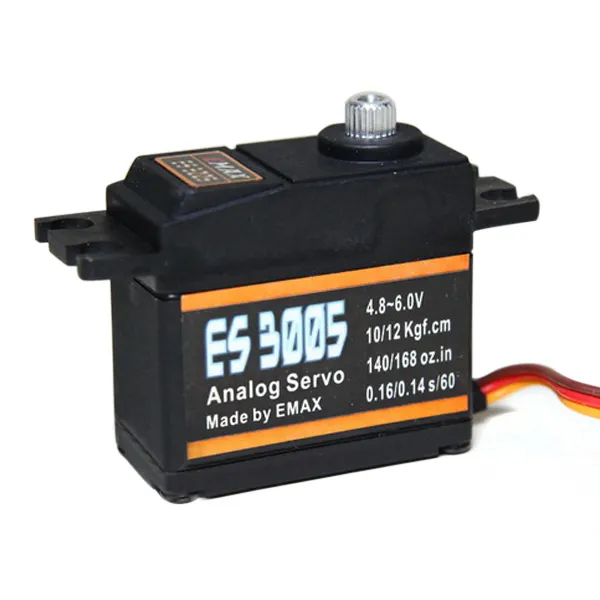 6PCS EMAX ES3005 42g Metal Analog Servo for RC Airplane Waterproof