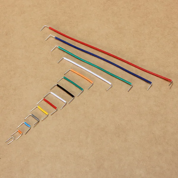 3 x 140pcs U Shape Solderless Breadboard Jumper Cable Dupont Wire Shield