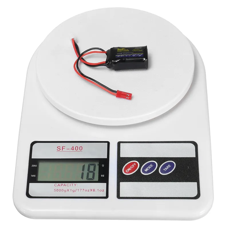 Tiger Power 7.4V 450mAh 60C 2S Lipo Battery JST Plug