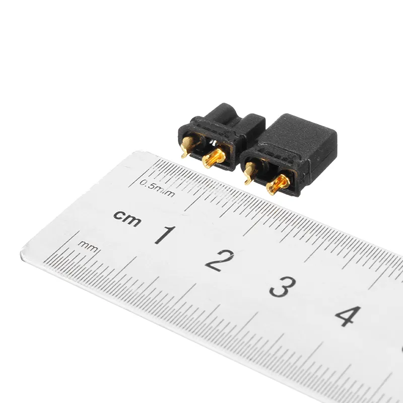 AMASS XT30U Plug 2mm Black Female Male Banana Plug Connector AMASS XT30U Plug 2mm Black Female Male Banana Plug Connector