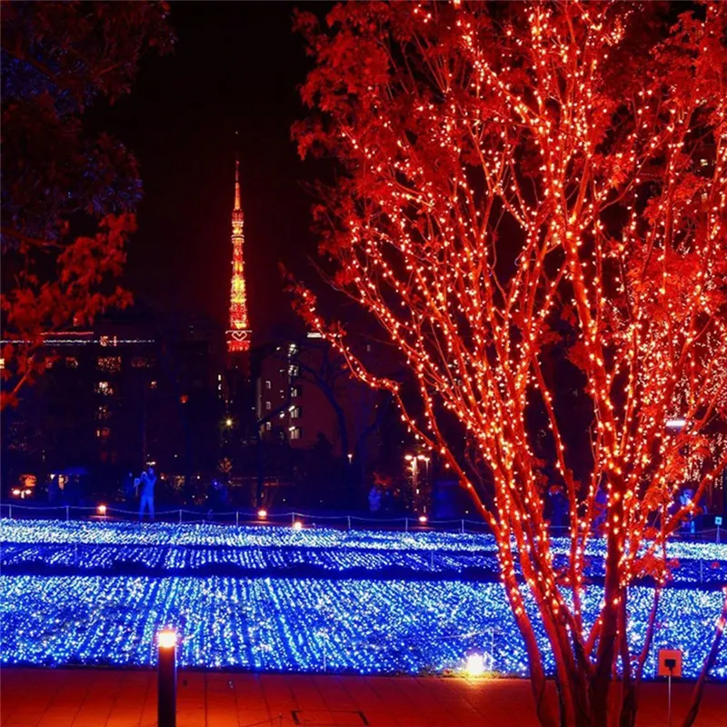 Battery Powered 10M 100LEDs Waterproof Copper Wire Fairy String Light for Christmas +Remote Control Christmas Decorations Clearance Christmas Lights