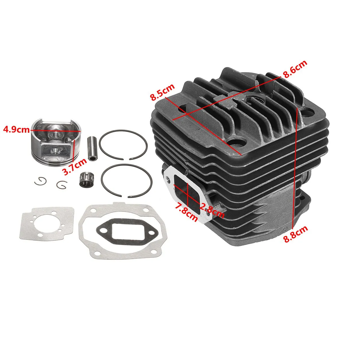 Cylinder Piston Gasket Bearings Top End Rebuild Kit For STIHL TS400#4223 0201200