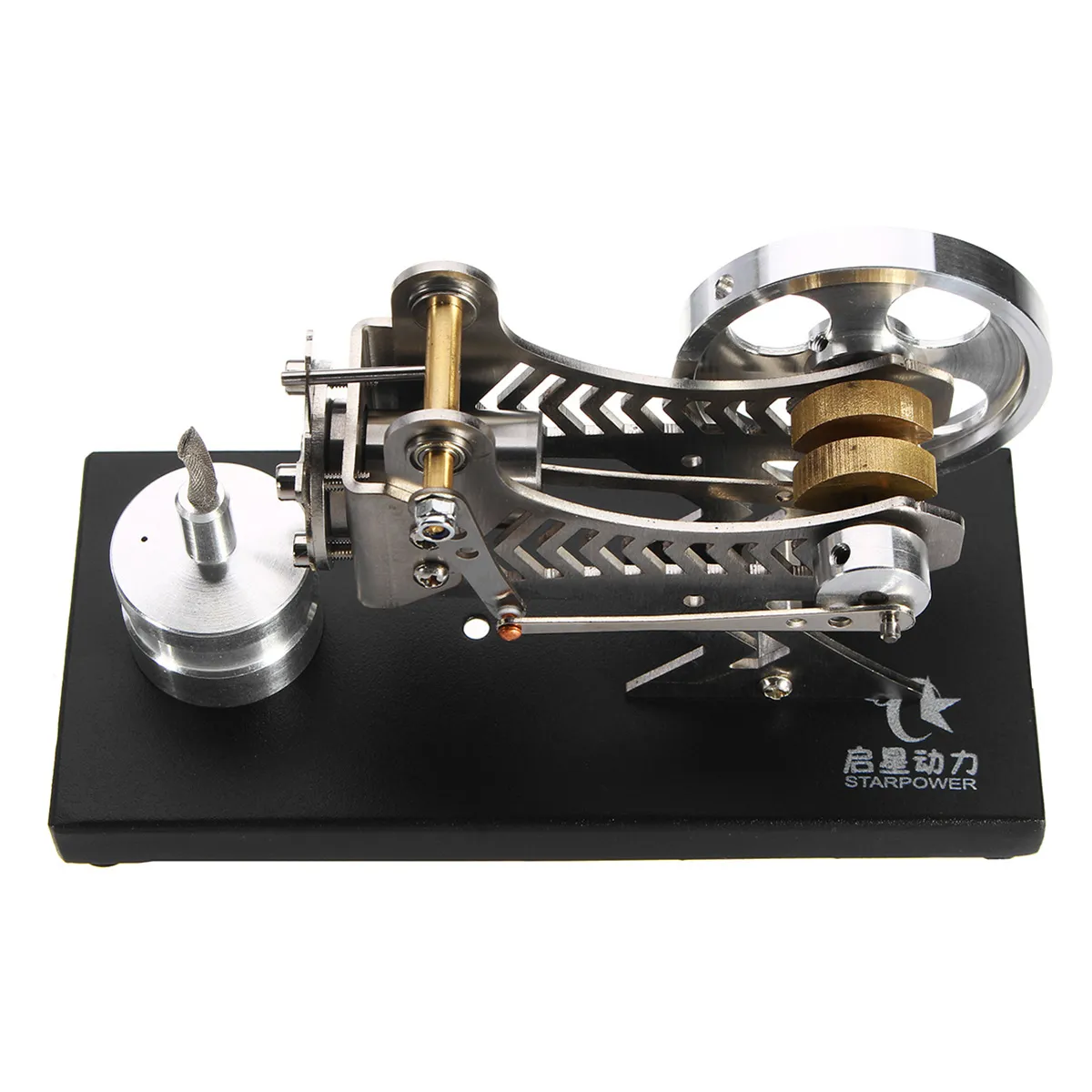 STARPOWER Live Vacuum Engine Hot Air Stirling Engine Model Science Study Developmental Toy STARPOWER Live Vacuum Engine Hot Air Stirling Engine Model Science Study Developmental Toy