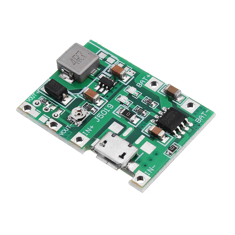 Geekcreit® 3.7V 9V 5V 2A Adjustable Step Up 18650 Lithium Battery Charging Discharge Integrated Module
