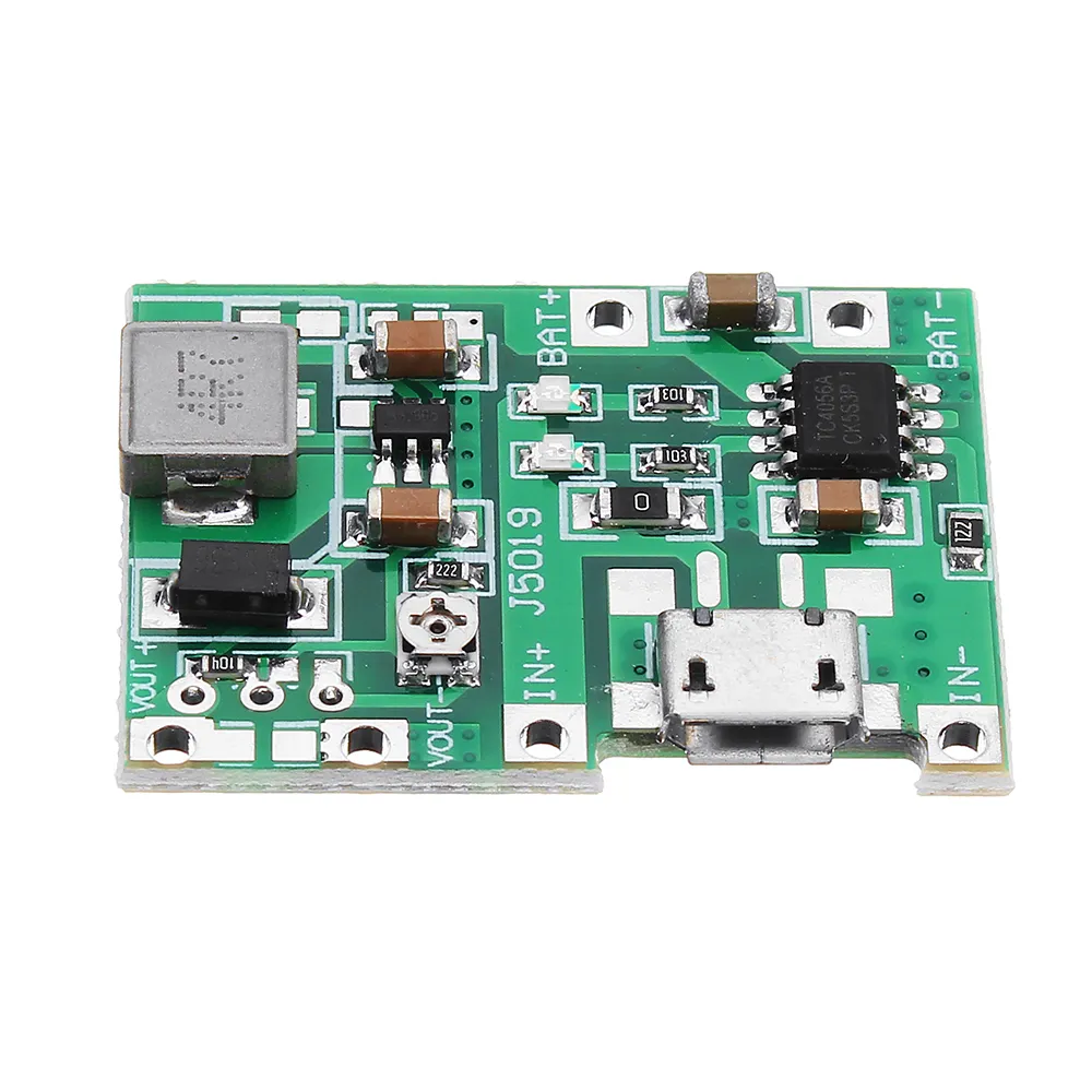Geekcreit® 3.7V 9V 5V 2A Adjustable Step Up 18650 Lithium Battery Charging Discharge Integrated Module