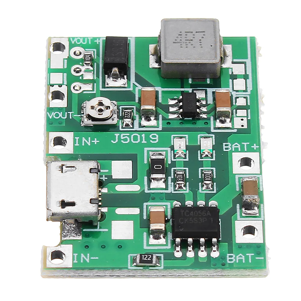 Geekcreit® 3.7V 9V 5V 2A Adjustable Step Up 18650 Lithium Battery Charging Discharge Integrated Module