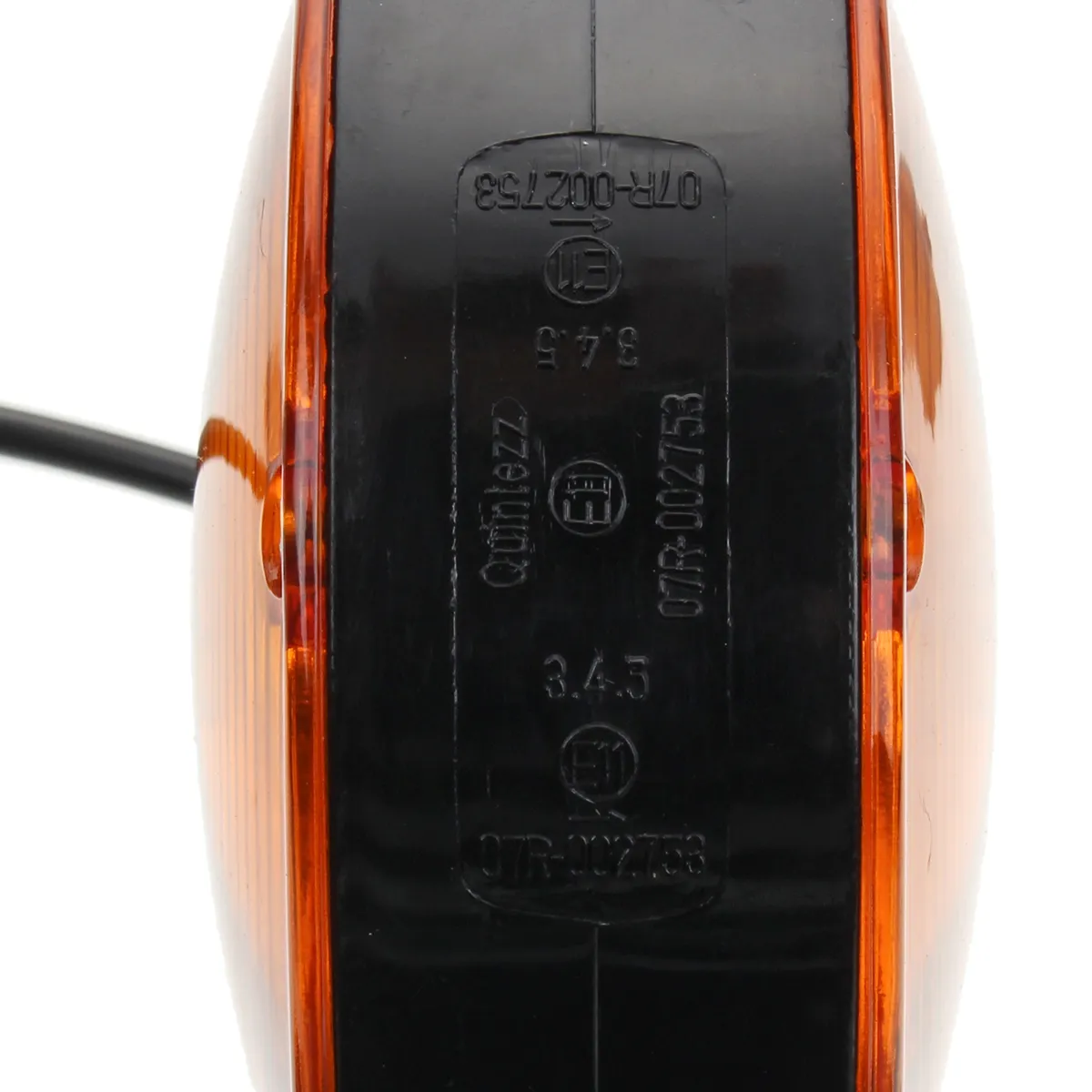 24V Side Maker Light Earring Amber Mirror Lamp For Trailer Truck Lorry