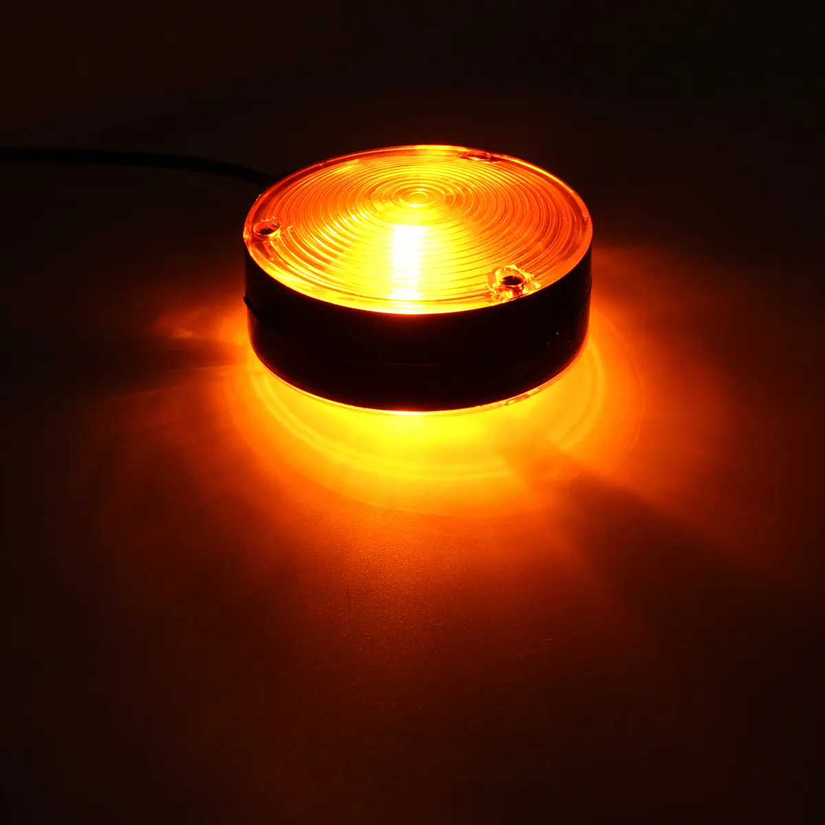 24V Side Maker Light Earring Amber Mirror Lamp For Trailer Truck Lorry