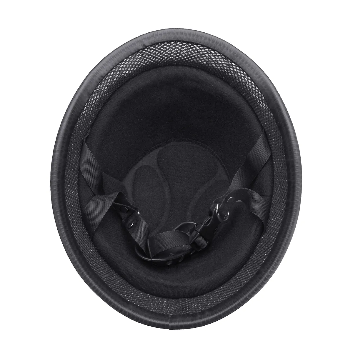 Motorcycle German Style Half Face Helmet Motocross Matte Black M/L/XL