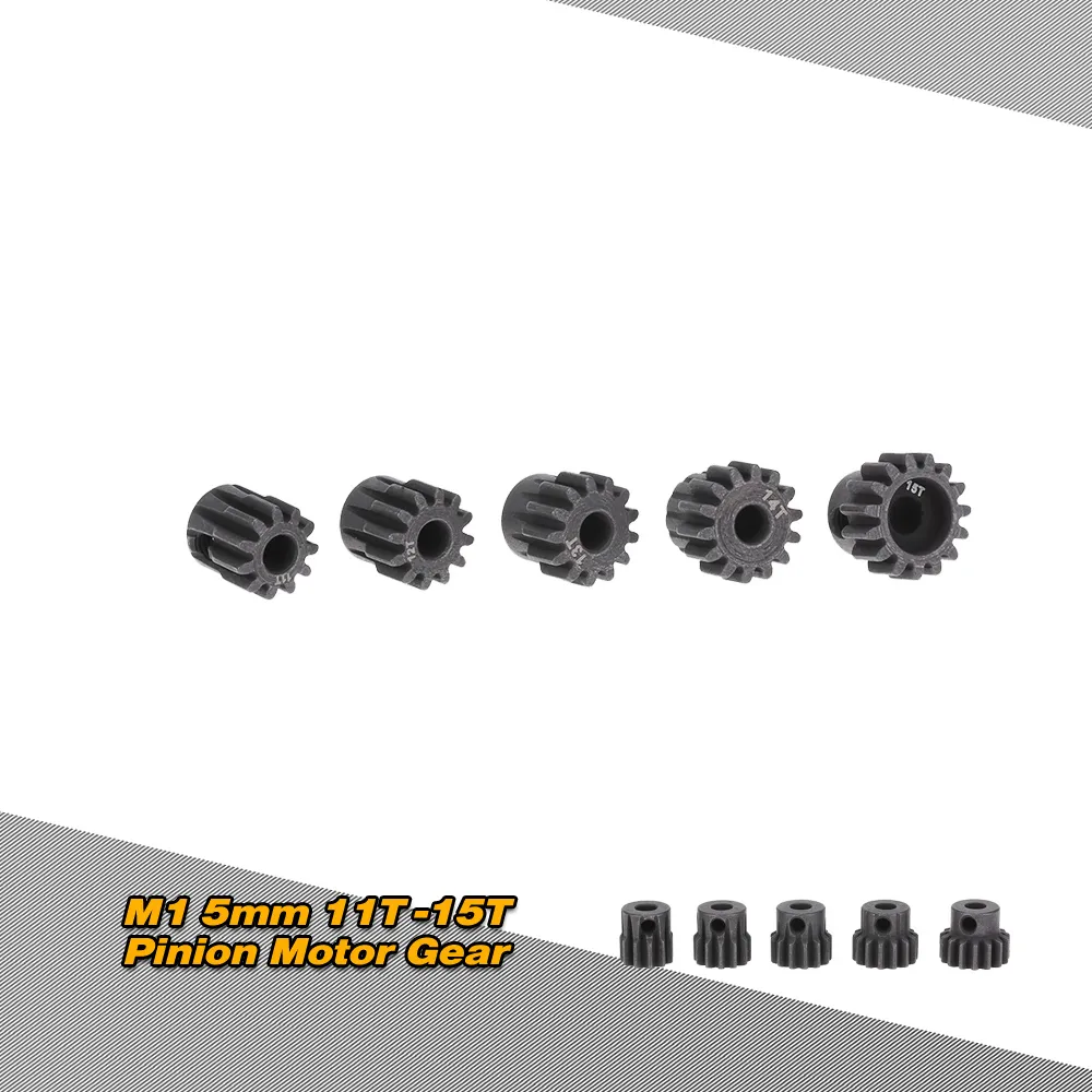 5 STÜCKE M1 5mm 11T 12T 13T 14T 15T Ritzel Motorgetriebe für 1/8 Rc Auto gebürsteter bürstenloser Motor